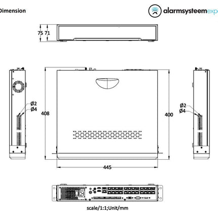 Hikvision DS-7732NI-M4/24P 32 channel 24x POE connections, 4K