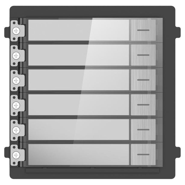 Hikvision DS-KD-KK/S 6 Klingeldrücker aus Edelstahl