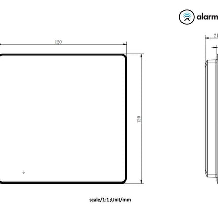 Hikvision DS-KH6110-WE1 Innenstation mit 4,3-Zoll-Bildschirm PoE/12v WiFi, WEISS