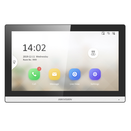 Hikvision DS-KH6350-WTE1 Binnenscherm 7" TFT, Full HD, WiFi/PoE