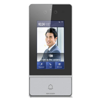 Hikvision DS-KV9503-WBE1, metalen deurstation Face recognition/card/code outdoor, PoE/WiFi