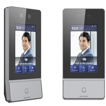 Hikvision DS-KV9503-WBE1, metalen deurstation Face recognition/card/code outdoor, PoE/WiFi