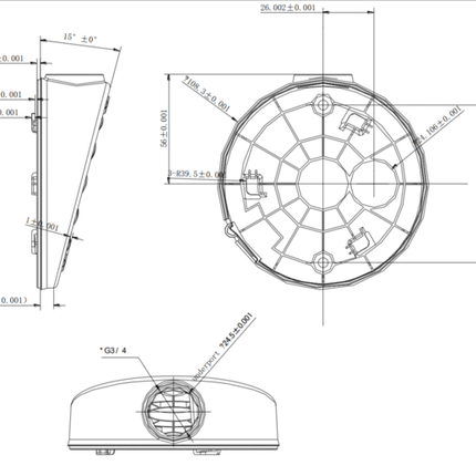 Hikvision Hikvision DS-1281ZJ-DM27 Schrägmontage