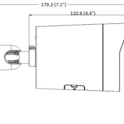 Hikvision Hikvision DS-2CD2086G2H-IU 8Mp 4K Mini Bullet Zwart, Powered by Darkfighter, AcuSense, 40m IR