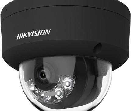 Hikvision Hikvision DS-2CD2143G2-LIS2U Noir, Caméra réseau dôme 4MP AcuSense Smart Hybrid Light PoE et 2x Microphone