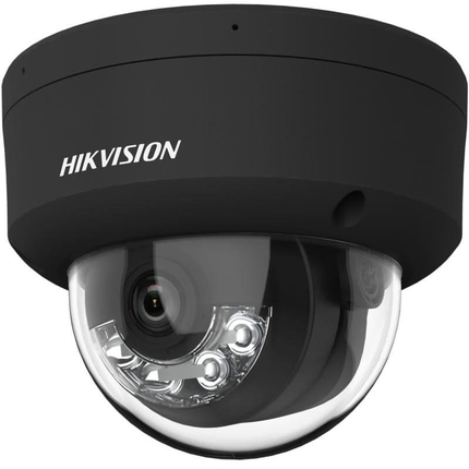 Hikvision Hikvision DS-2CD2143G2-LIS2U Noir, Caméra réseau dôme 4MP AcuSense Smart Hybrid Light PoE et 2x Microphone