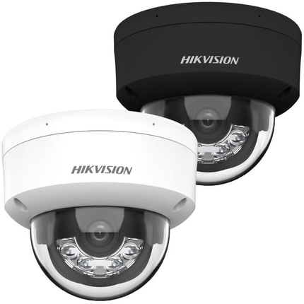 Hikvision Hikvision DS-2CD2183G2-LIS2U Black, 8MP 4K Dome Camera, AcuSense, Smart Hybrid Light, PoE and 2x Microphone