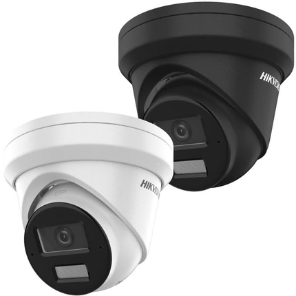 Hikvision Hikvision DS-2CD2343G2-LI2U, 4MP Turret, Smart Hybrid Light, AcuSense, PoE, Micro SD slot, Microphone