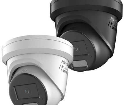 Hikvision Hikvision DS-2CD2346G2H-IS2U/SL Zwart, 4Mp Darkfighter Eyeball, 2-weg audio, Siren/Strobe LED