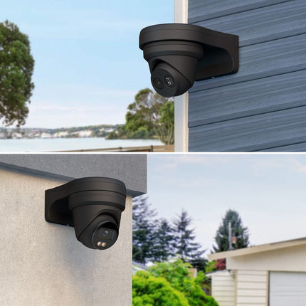 Hikvision Hikvision DS-2CD2346G2H-IU, 4MP Acusense Darkfighter SD slot PoE IR-Led Microphone Noir