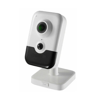 Hikvision DS-2CD2443G2-IW - Caméra cube 4 Mpx, 2,8 mm, avec IR et microphone, Wi-Fi, emplacement pour carte micro SD