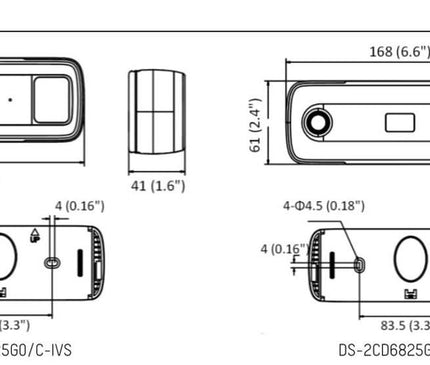 Hikvision Hikvision DS-2CD6825G0/C-IS 2mp, Dual Lens, Binnencamera voor het tellen van mensen
