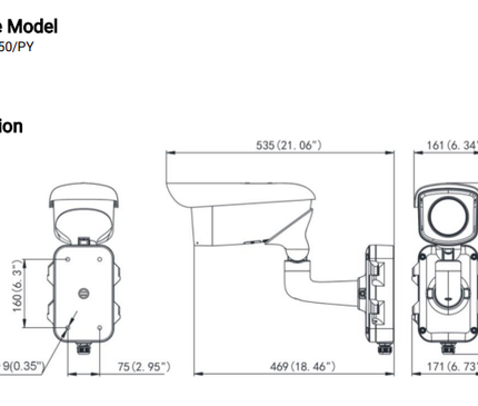 Hikvision Hikvision DS-2TD2367-50/PY, Wärmebildkamera für Perimetersicherheit, Brandschutz und Temperaturüberwachung, u.a.