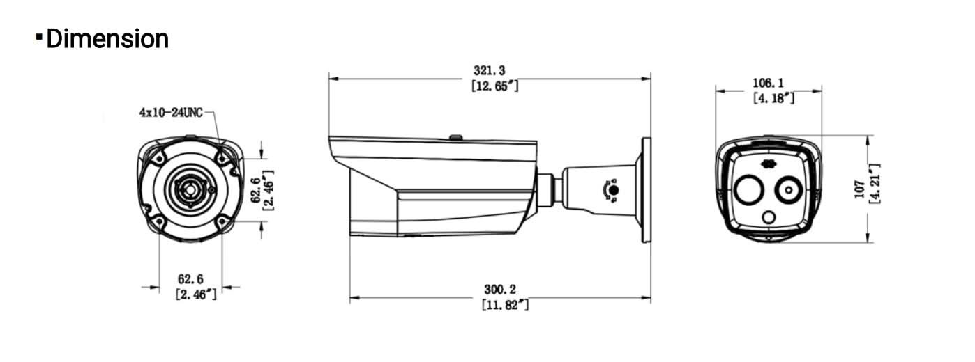 Hikvision Hikvision DS-2TD2617-3/QA 160x120/4MP HeatPro Bullet mit thermischem Öffnungswinkel von 50°