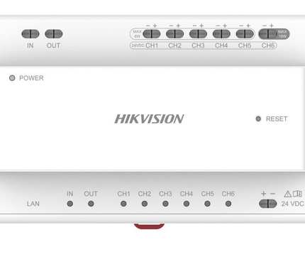Hikvision Hikvision DS-KAD706Y, Hikvision 2-Draads Master Video/Audio Verdeler