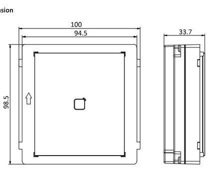 Hikvision Hikvision DS-KD-E, Module Intercom, Kaartlezer EM