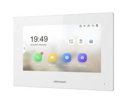 Hikvision Hikvision DS-KH6320Y-WTE2 Binnenpost 2 Draads 7''Inch scherm