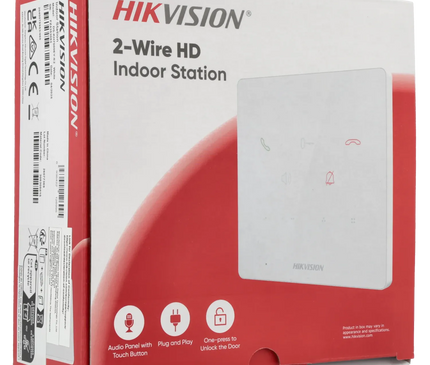 Hikvision DS-KH7000EY-E2-W, interphone modulaire à 2 fils, poste intérieur