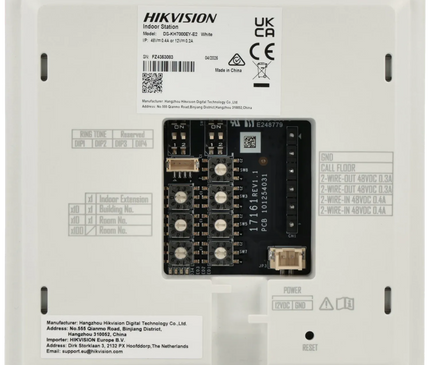 Hikvision DS-KH7000EY-E2-W, interphone modulaire à 2 fils, poste intérieur