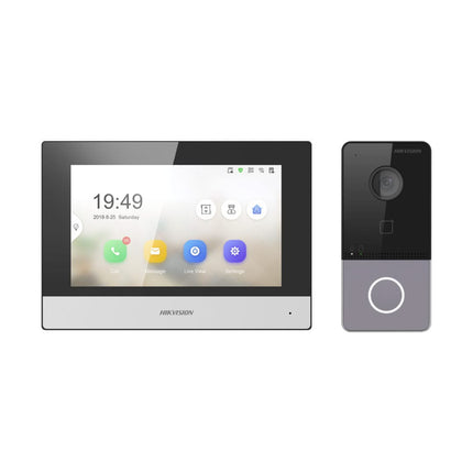 Hikvision Hikvision DS-KIS603-P(B) Video-Sprechanlage 1 Video-Türklingel 1 Innenstation 7