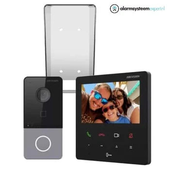 Kit d'interphone vidéo Hikvision DS-KIS606-P WiFi/PoE
