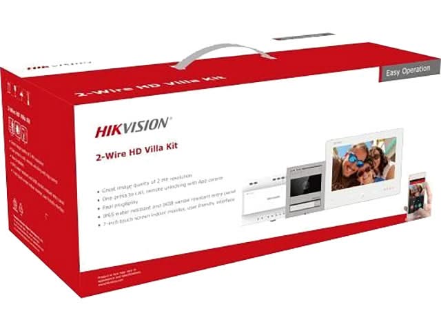 Hikvision Hikvision DS-KIS704EY Video intercom 2-Wire Full HD Aluminum 2-Wire Set