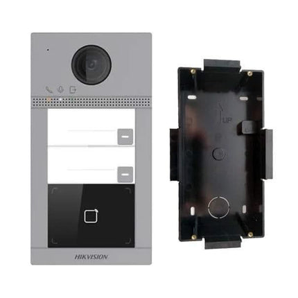 Hikvision Hikvision DS-KV8213-WME1 Encastré 2 poussoirs de sonnette illumination IR PoE 12v