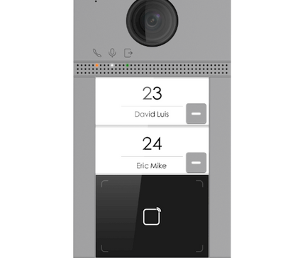 Hikvision Hikvision DS-KV8213-WME1 Inbouw 2 beldrukkers IR verlichting PoE 12v