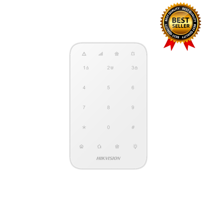 Hikvision Hikvision DS-PK1-E-WE Panneau de contrôle de code sans fil