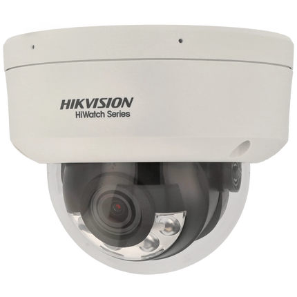 Hikvision HWI-D140HA-LUC, 4Mp 2.8mm, Smart Hybrid Light, PoE, double microphone intégré