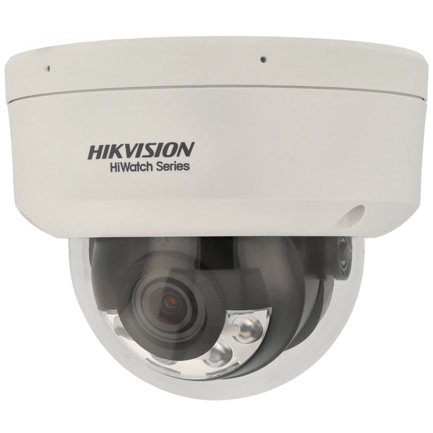 Hikvision HWI-D140HA-LUC, 4Mp 2.8mm, Smart Hybrid Light, PoE, double microphone intégré