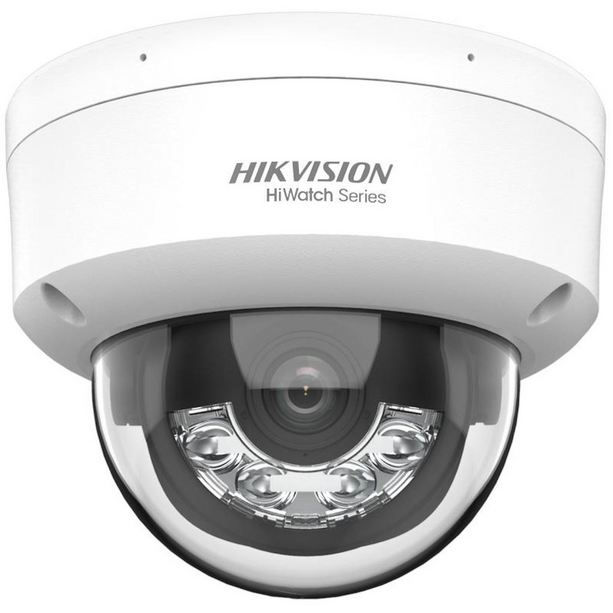 Hikvision HWI-D140HA-LUC, 4Mp 2.8mm, Smart Hybrid Light, PoE, double microphone intégré