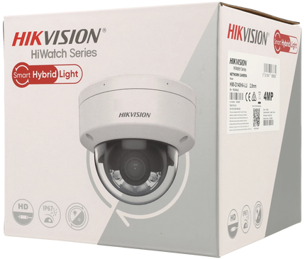 Hikvision Hikvision HWI-D180HA-LU, 8MP/4K 2.8mm, Smart Hybrid Light, PoE, dubbel ingebouwde microfoon
