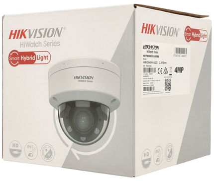 Hikvision Hikvision HWI-D640HA-LZU, 4MP Dome camera, optische zoom 2.8mm-12mm, PoE, Smart Hybrid Lights, 2x Mic.