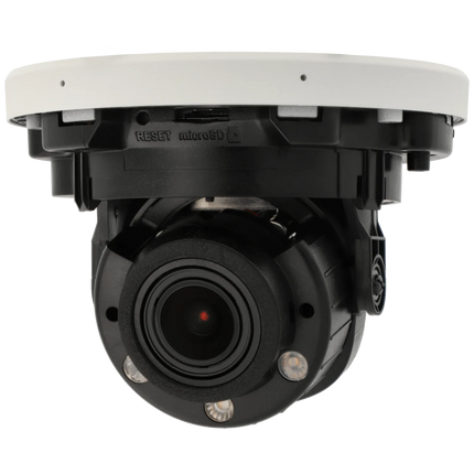 Hikvision HWI-D640HA-LZU, caméra dôme 4MP, zoom optique 2.8mm-12mm, PoE, Smart Hybrid Lights, 2x Mic.