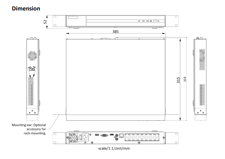 Hikvision Hikvision HWN-4216MH-16P, 16 Channel 8Mp/4K NVR, 16x PoE