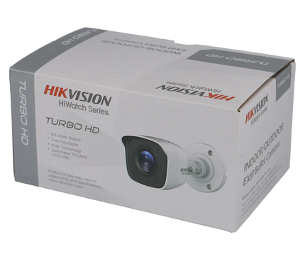 Hikvision Hikvision HWT-B120-M-B, 2MP Bulletcamera 2.8mm, 4 in 1 video-output coax zwart