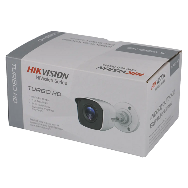 Hikvision HWT-B120-M-B, 2MP Bullet camera 2.8mm, 4 in 1 video output coax black