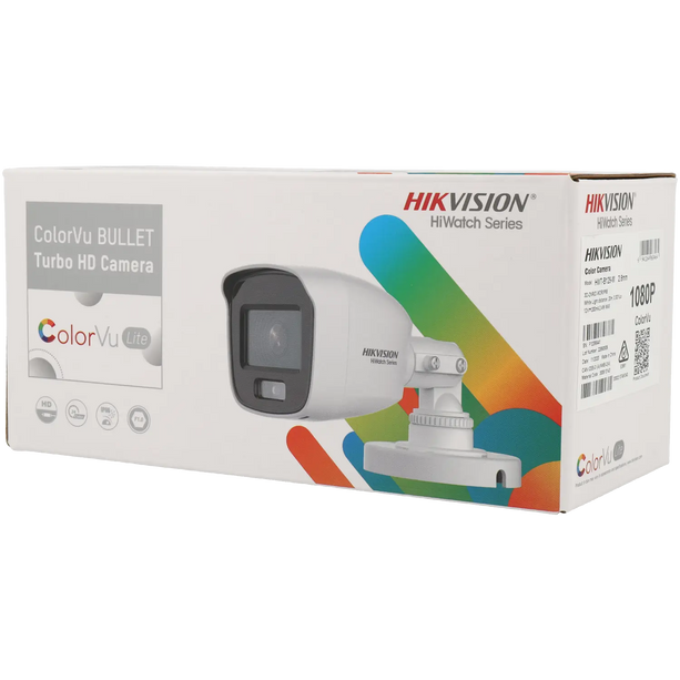 Hikvision HWT-B129-M, 2MP ColorVu Bullet, 4 en 1 sortie vidéo coaxiale