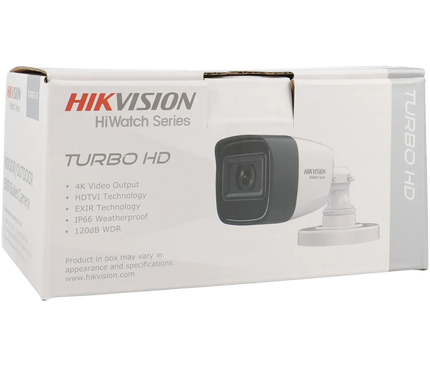 Hikvision HWT-B181-M, 8MP/4K Bullet camera 2.8mm, 4 en 1 sortie vidéo coaxiale