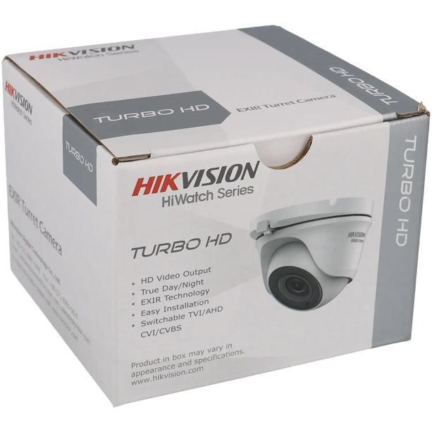 Hikvision HWT-T120-M, mini-Tourelle 2MP, 2.8mm, faible luminosité, sortie vidéo coaxiale 4 en 1