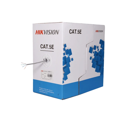 Hikvision Hikvision Network Cable CAT5e UTP, 305 mtr, 100% copper, Solid cores