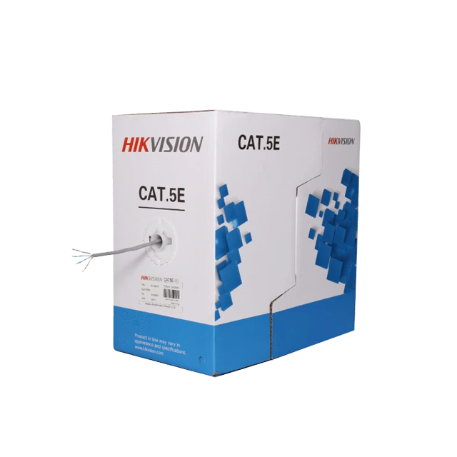 Hikvision Hikvision Câble réseau CAT5e UTP, 305 mtr, 100% cuivre, âmes solides