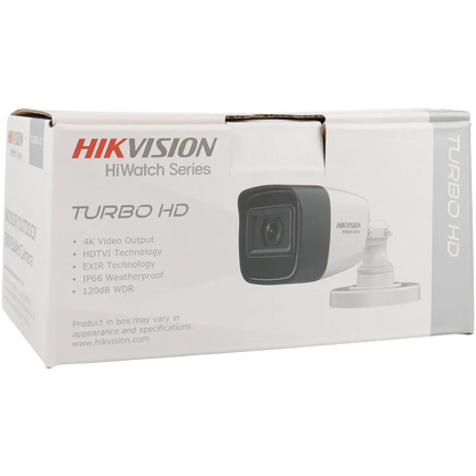 Hikvision HWT-B181-M, 8MP/4K Bulletcamera 2.8mm, 4 in 1 video-output coax
