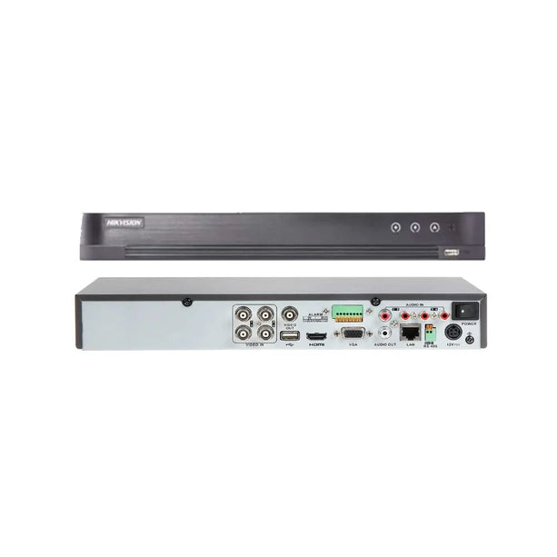 Hikvision IDS-7204HUHI-M1/P, Turbo HD-TVI 4-Kanal, AcuSense, PoC, DVR.