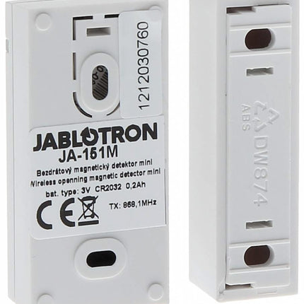Jablotron JA-151M Drahtloser Mini-Magnetkontakt