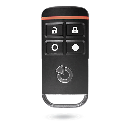 Jablotron JA-154J MS II, MultiSystem-Fernbedienung, 4 Tasten