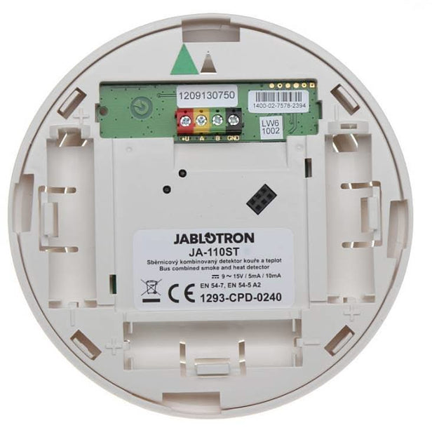 Jablotron JA-110ST BUS détecteur combiné de fumée et de chaleur