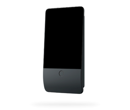 Jablotron Jablotron JA-116E-AN, Kabelgebundener BUS-Touchscreen, RFID-Leser, Anthrazit
