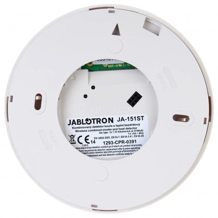 Jablotron Jablotron JA-151ST-A Wireless smoke and heat detector with dual siren function (burglar and fire alarm)